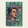 Quebra-cabeça "Perfil" - Artista Frida Kahlo - Projeto Mulheres - 48 peças - Montado